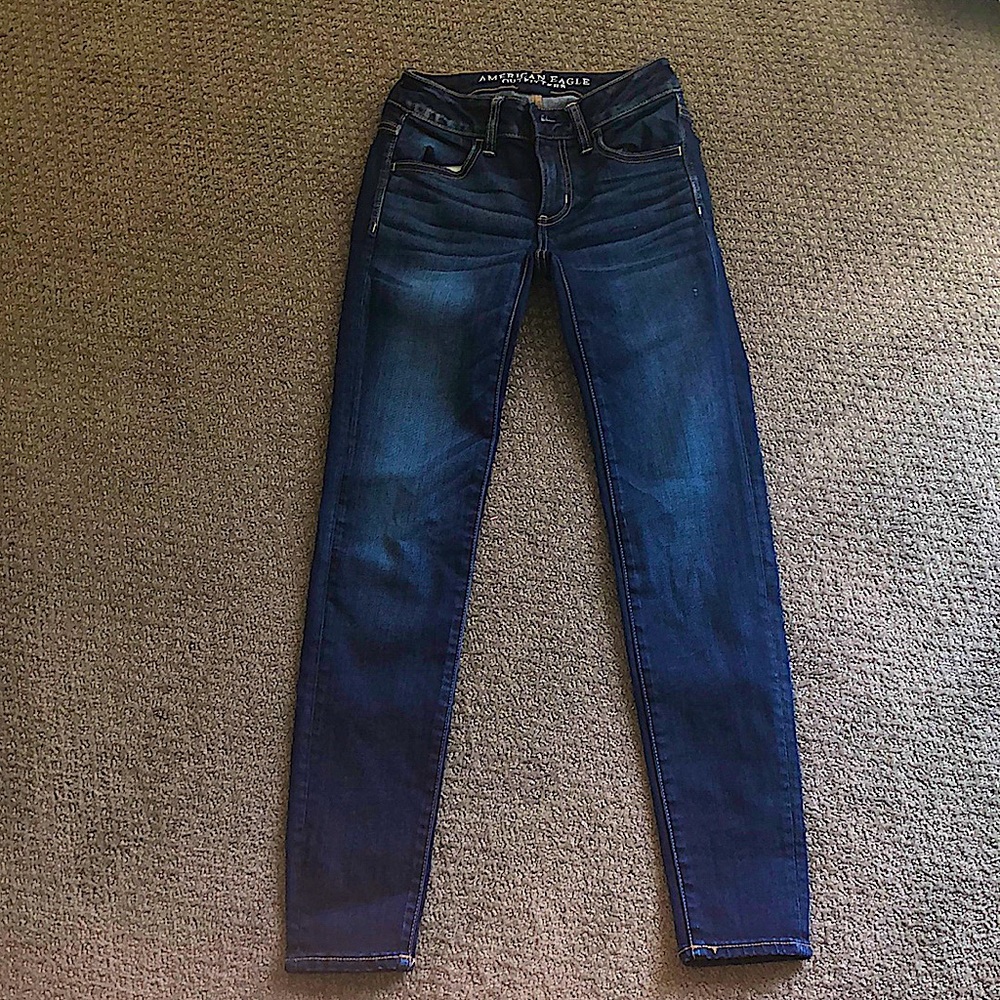 American eagle low rise skinny jeans